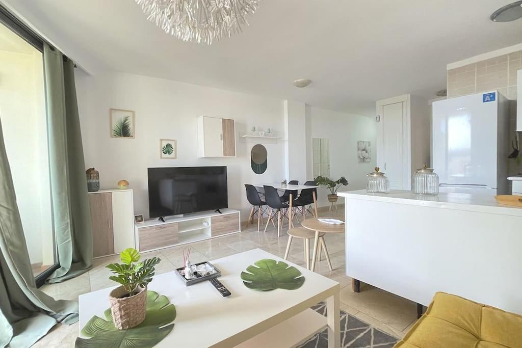 Ferienwohnung Ocean Deluxe Palm-Mar Exterior foto